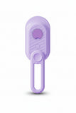 Purple plastic tool on a white background
